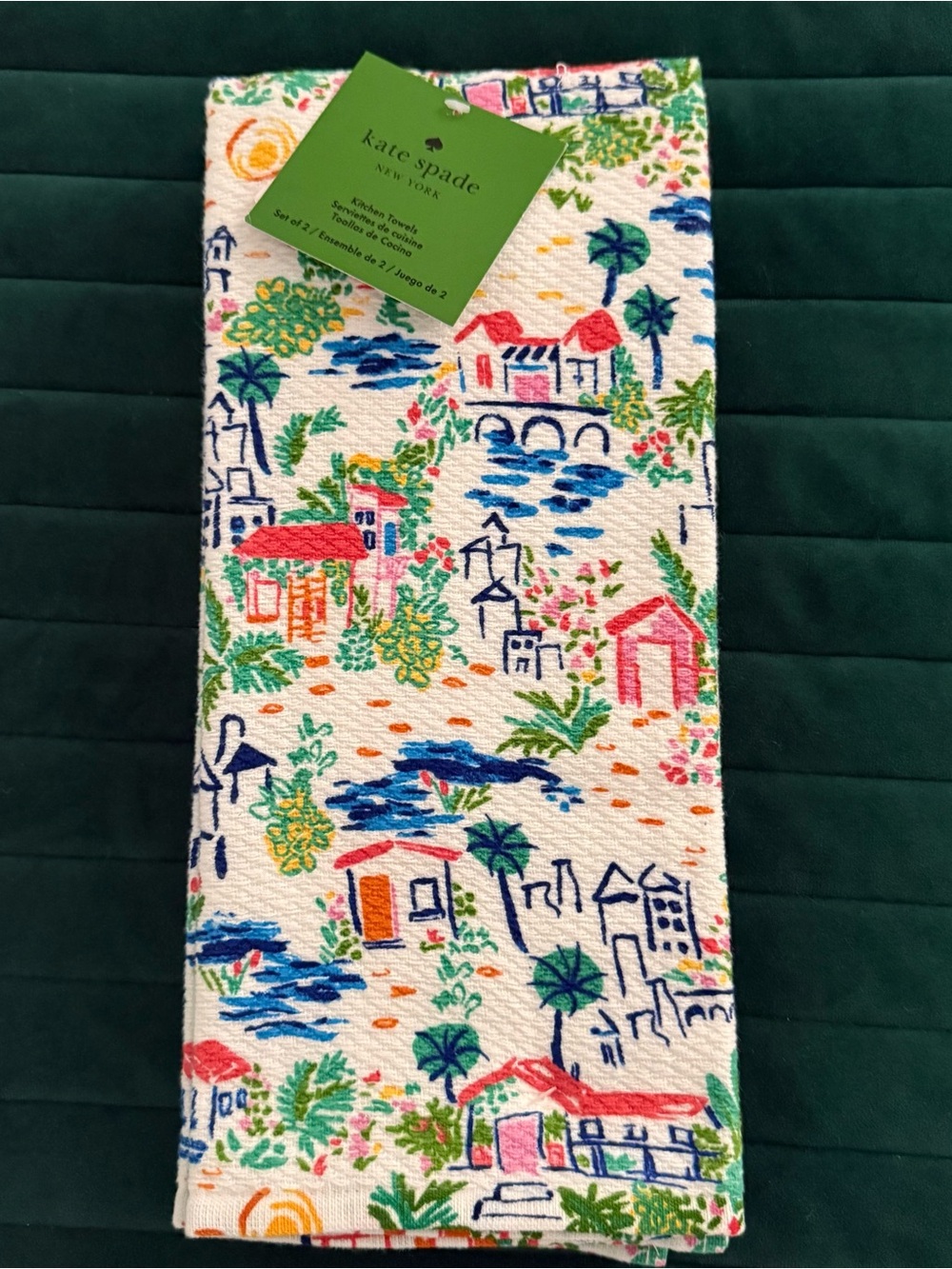 kate spade Multicolor Coastal Village Hand Towel